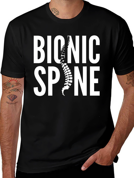 Camiseta Negra Bionic Spine