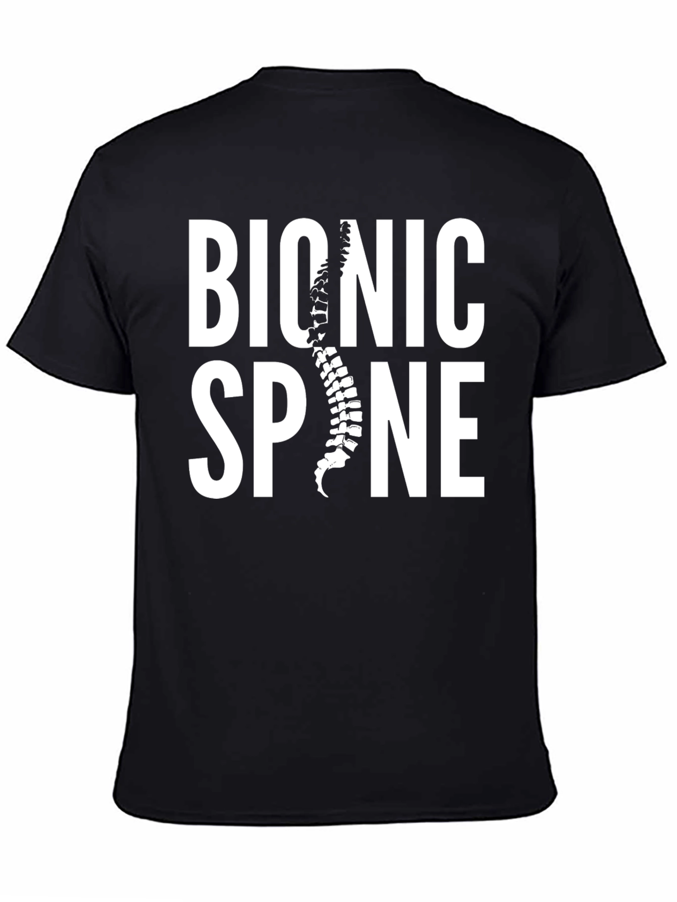 Camiseta Negra Bionic Spine
