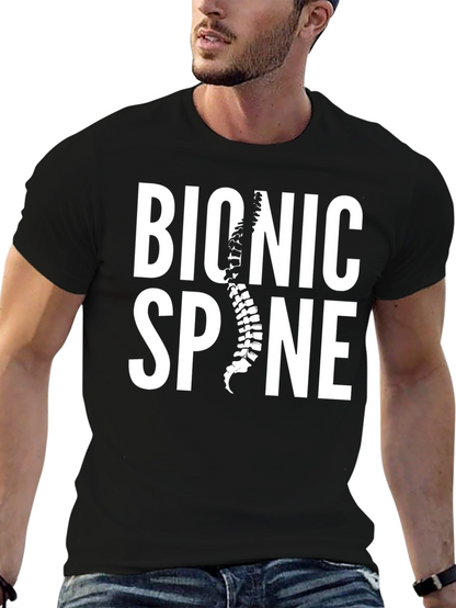 Camiseta Negra Bionic Spine