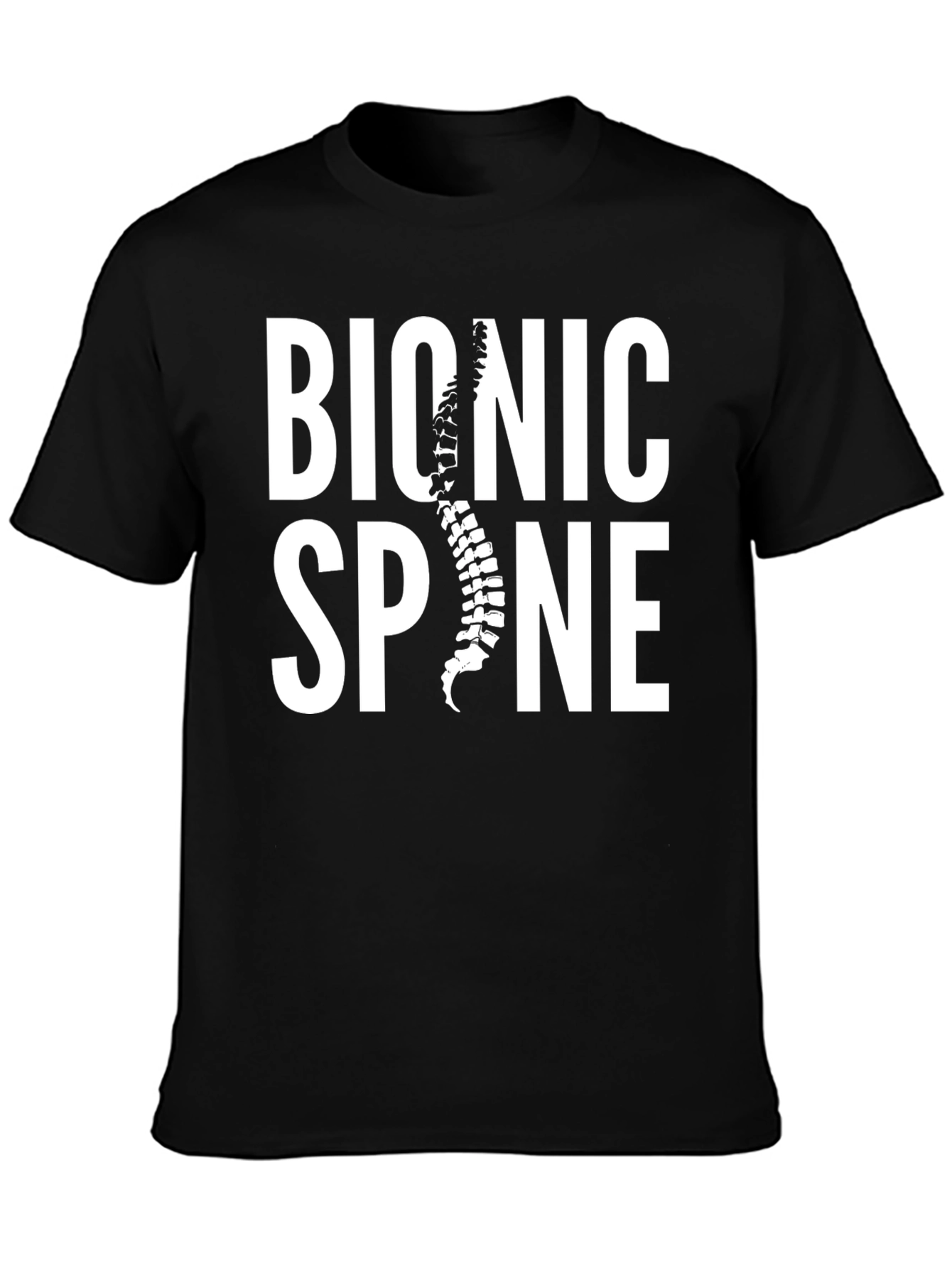 Camiseta Negra Bionic Spine