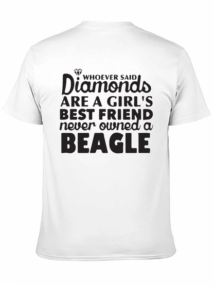 Camiseta Negra Beagle para Amantes de los Perros