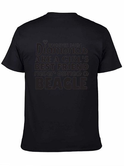 Camiseta Negra Beagle para Amantes de los Perros