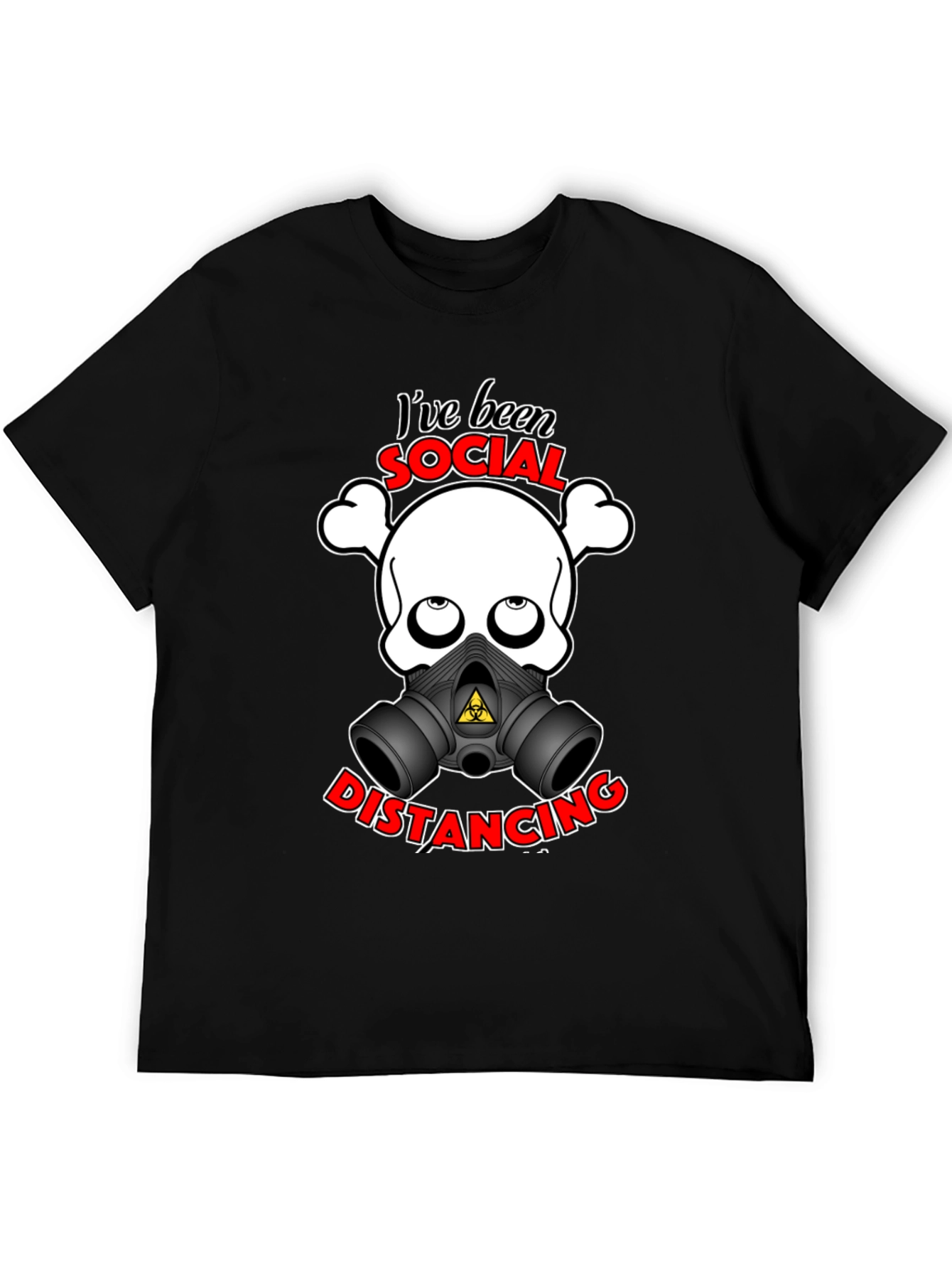 Camiseta Unisex con Diseño Divertido de Distanciamiento Social