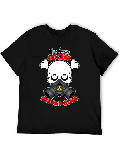 Camiseta Unisex con Diseño Divertido de Distanciamiento Social
