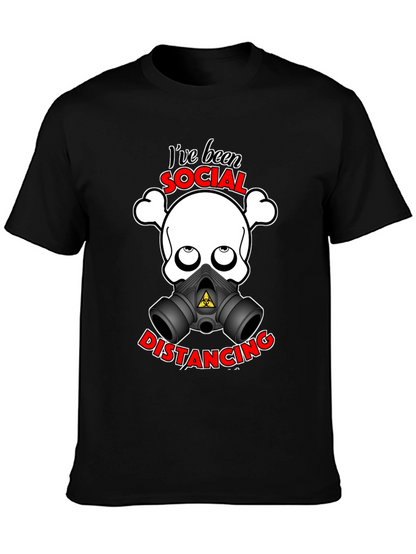 Camiseta Unisex con Diseño Divertido de Distanciamiento Social