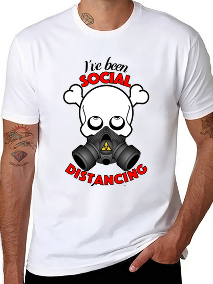Camiseta Unisex con Diseño Divertido de Distanciamiento Social