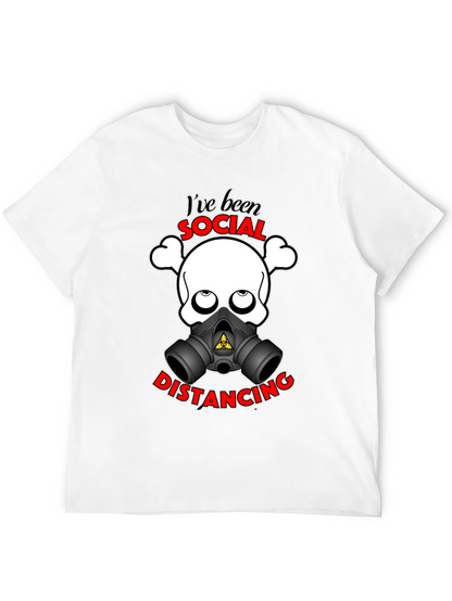 Camiseta Unisex con Diseño Divertido de Distanciamiento Social
