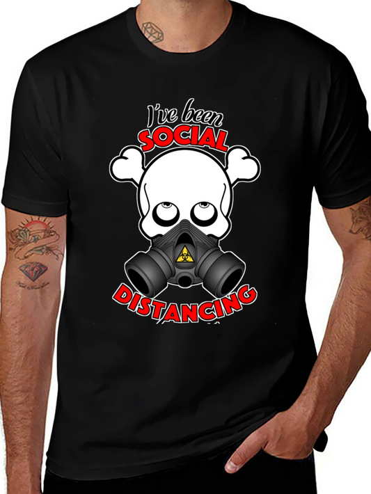 Camiseta Unisex con Diseño Divertido de Distanciamiento Social