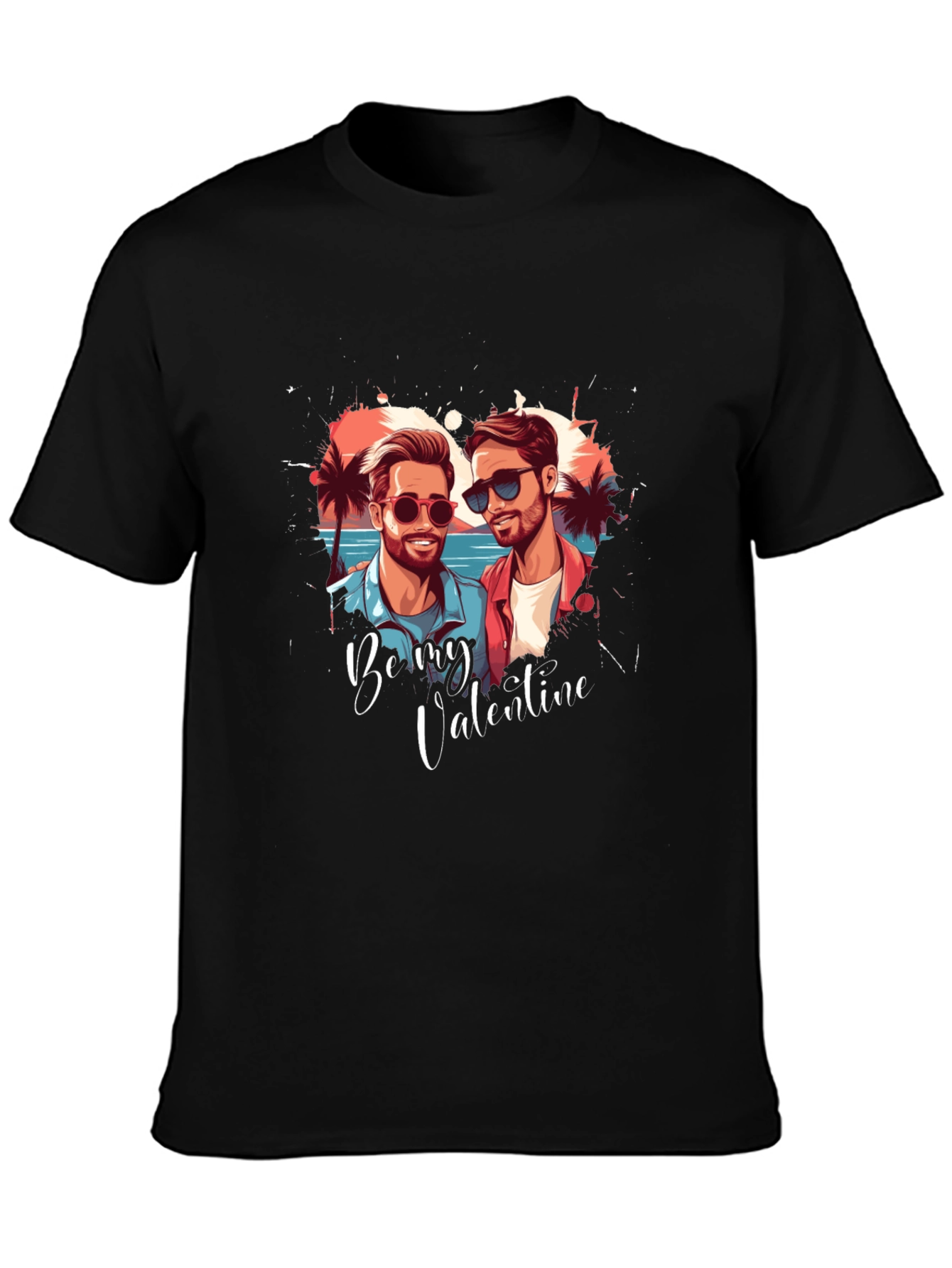 Camiseta San Valentín: Amor y Playa