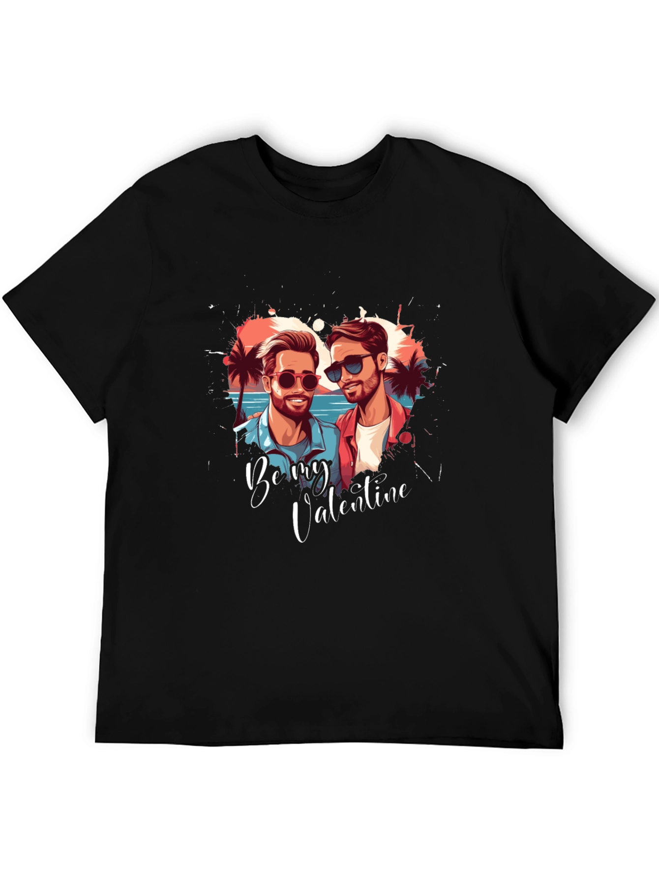 Camiseta San Valentín: Amor y Playa