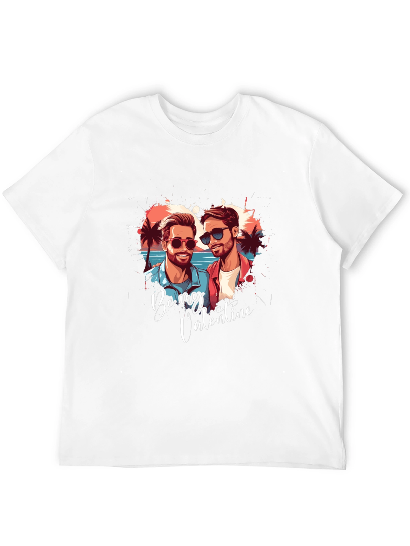 Camiseta San Valentín: Amor y Playa