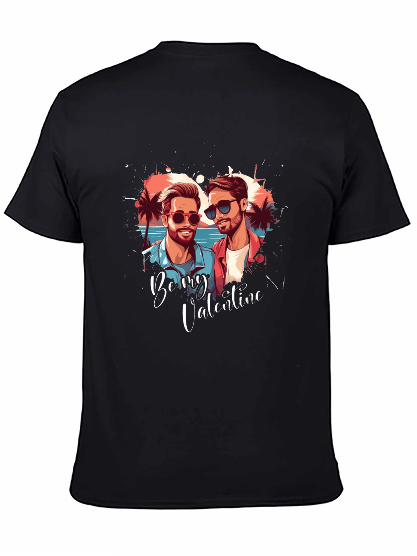 Camiseta San Valentín: Amor y Playa