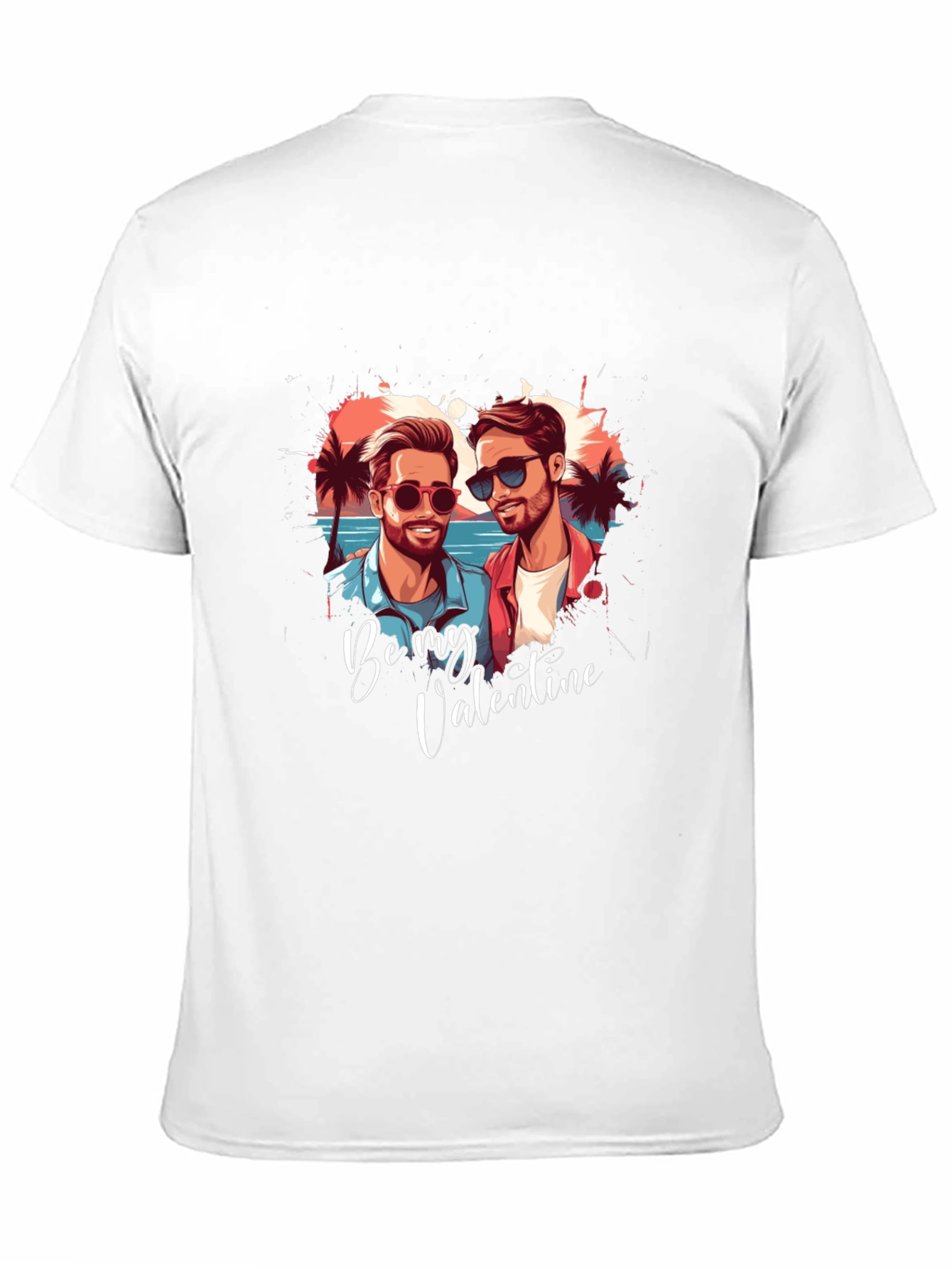 Camiseta San Valentín: Amor y Playa
