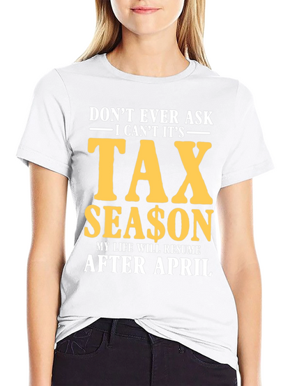 Camiseta Temporada de Impuestos