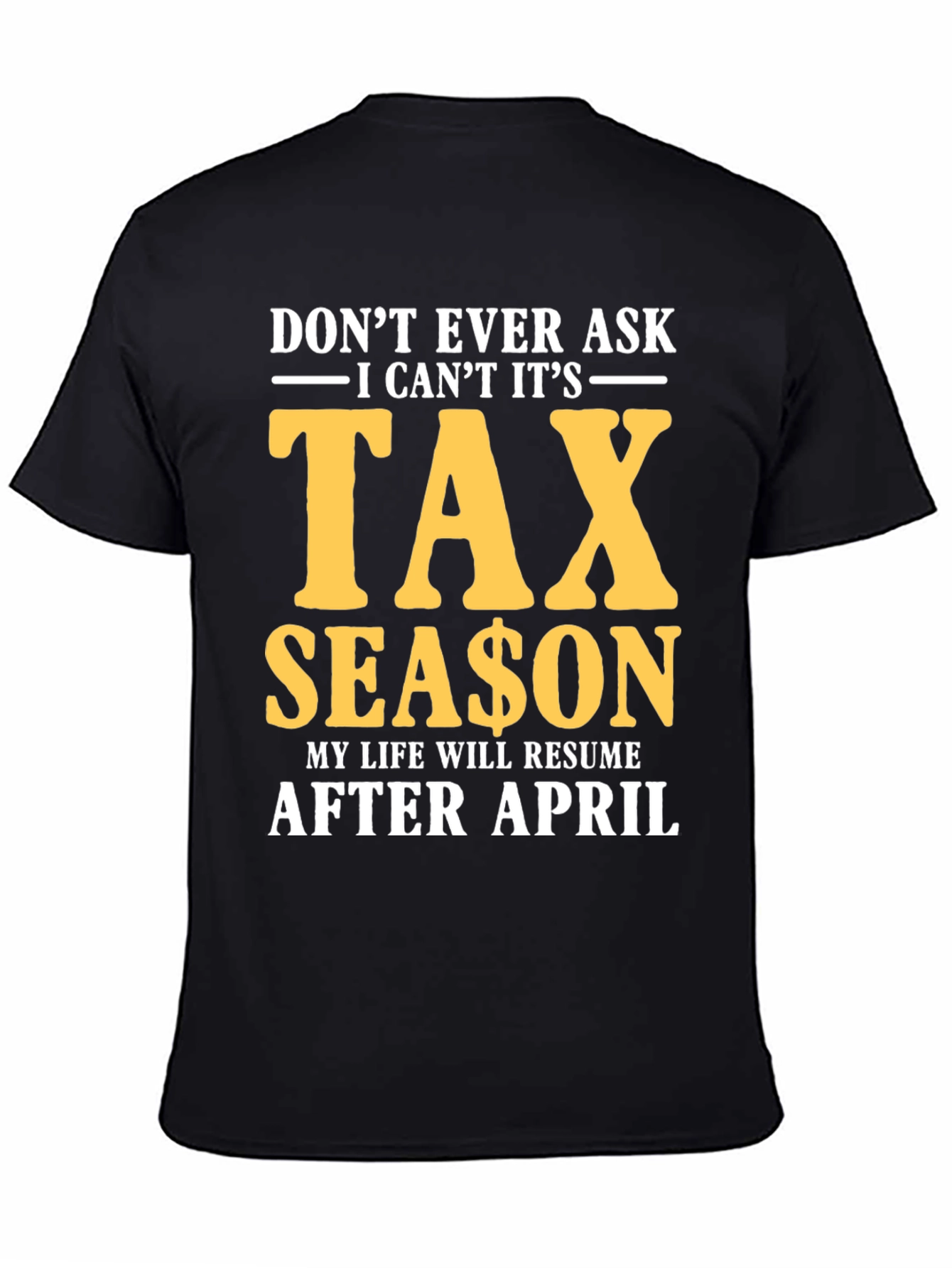 Camiseta Temporada de Impuestos