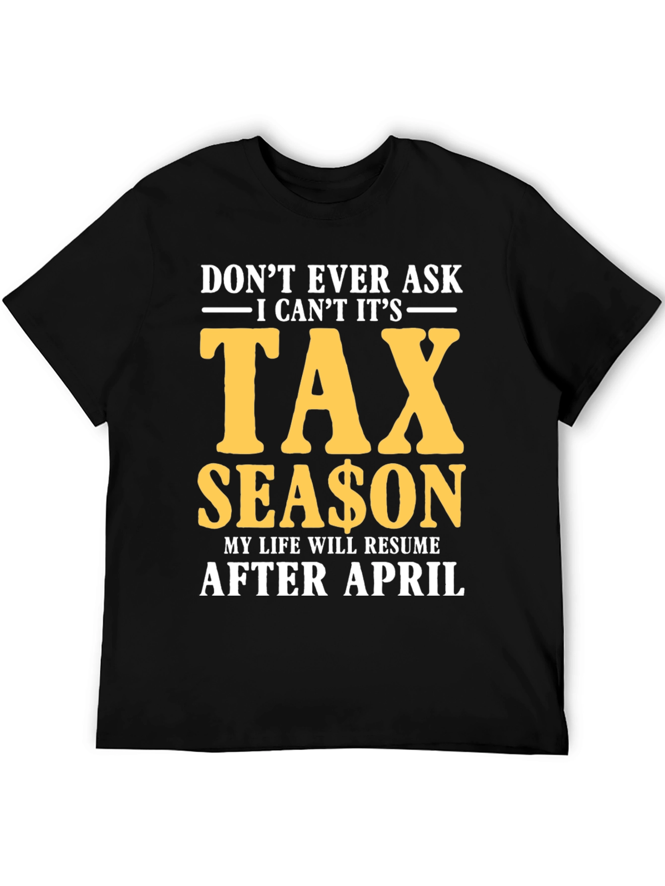 Camiseta Temporada de Impuestos