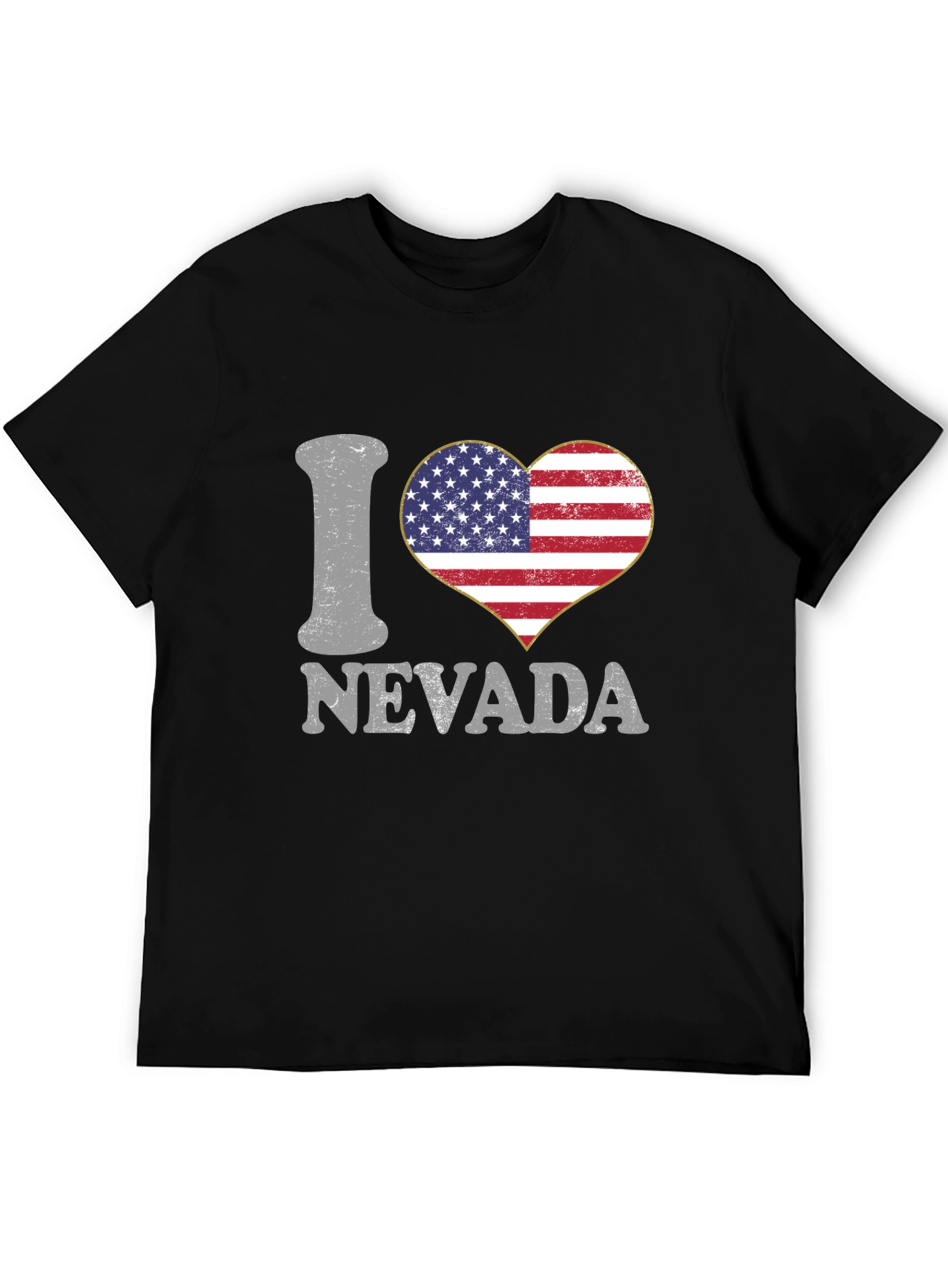 Camiseta I Love Nevada Bandera Americana