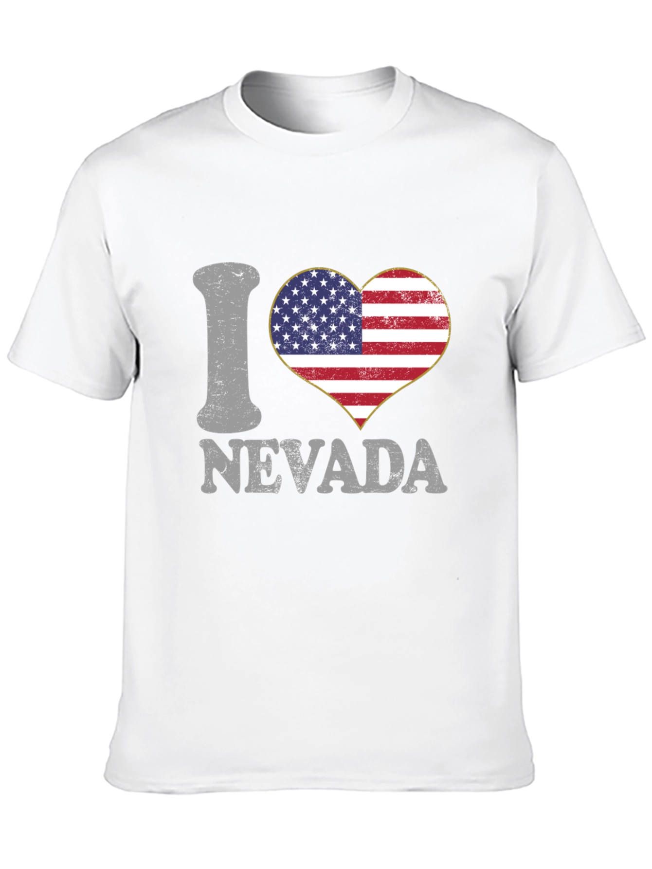 Camiseta I Love Nevada Bandera Americana