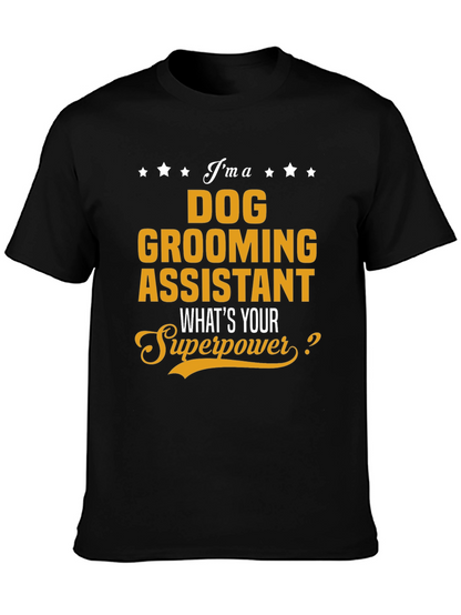 Camiseta Dog Grooming Assistant - Superpoderes