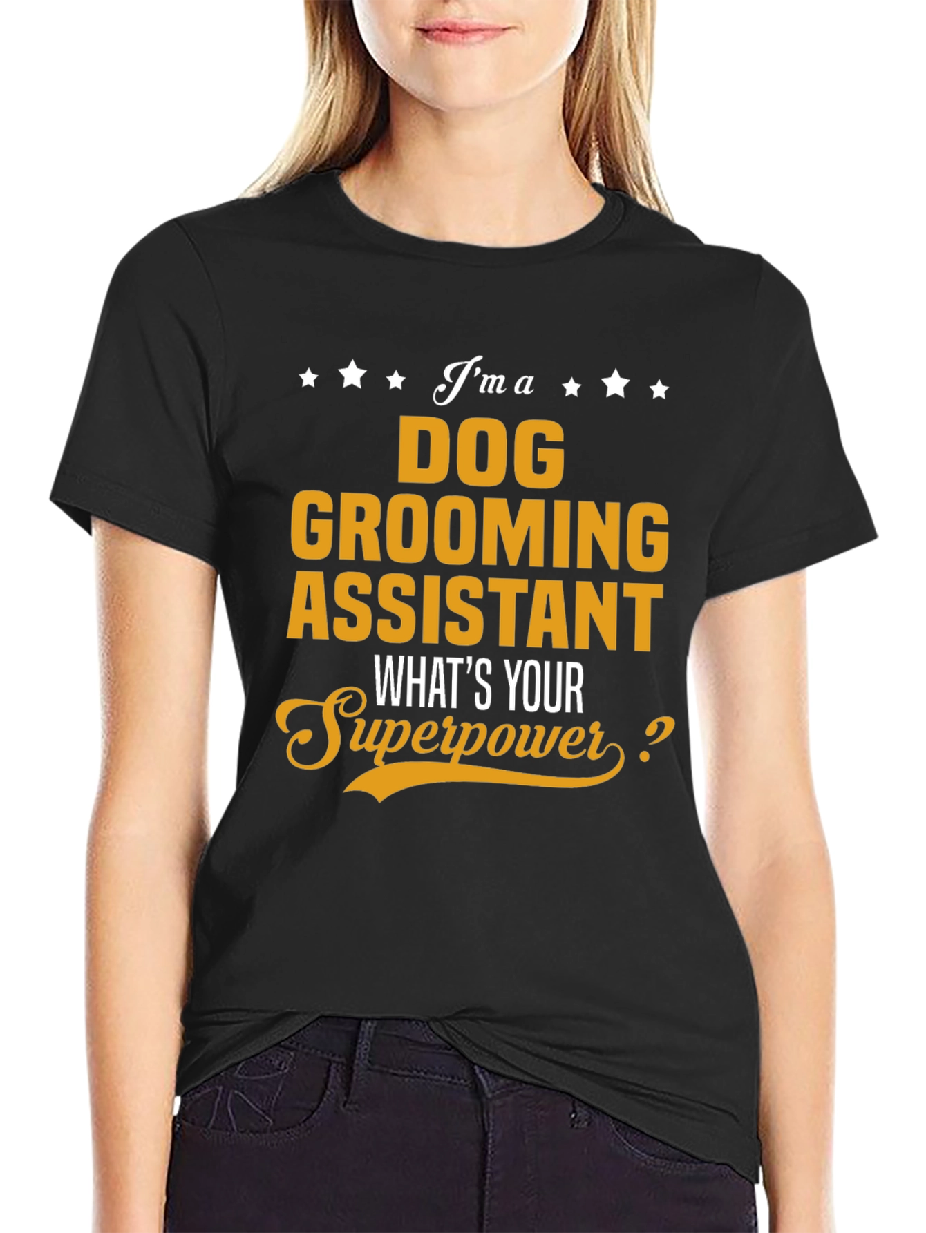 Camiseta Dog Grooming Assistant - Superpoderes