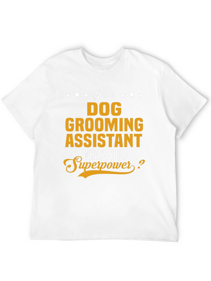 Camiseta Dog Grooming Assistant - Superpoderes