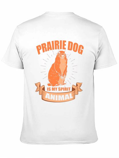 Camiseta Negra Prairie Dog is My Spirit Animal