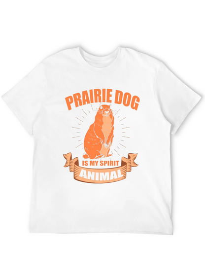 Camiseta Negra Prairie Dog is My Spirit Animal