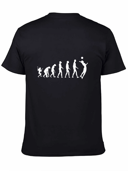 Camiseta Hombre Evolución Voleibol - Diseño Original