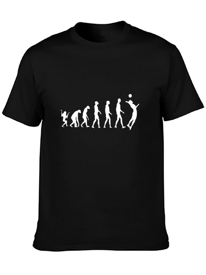 Camiseta Hombre Evolución Voleibol - Diseño Original
