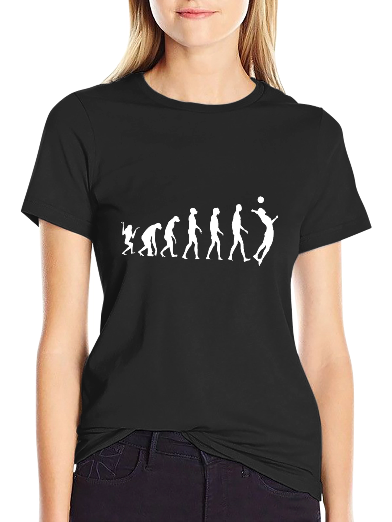 Camiseta Hombre Evolución Voleibol - Diseño Original