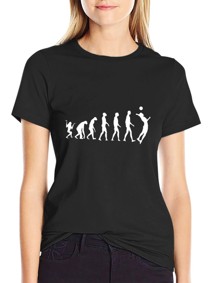 Camiseta Hombre Evolución Voleibol - Diseño Original