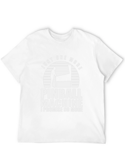 Camiseta Negra: Solo Una Partida Más de Pinball