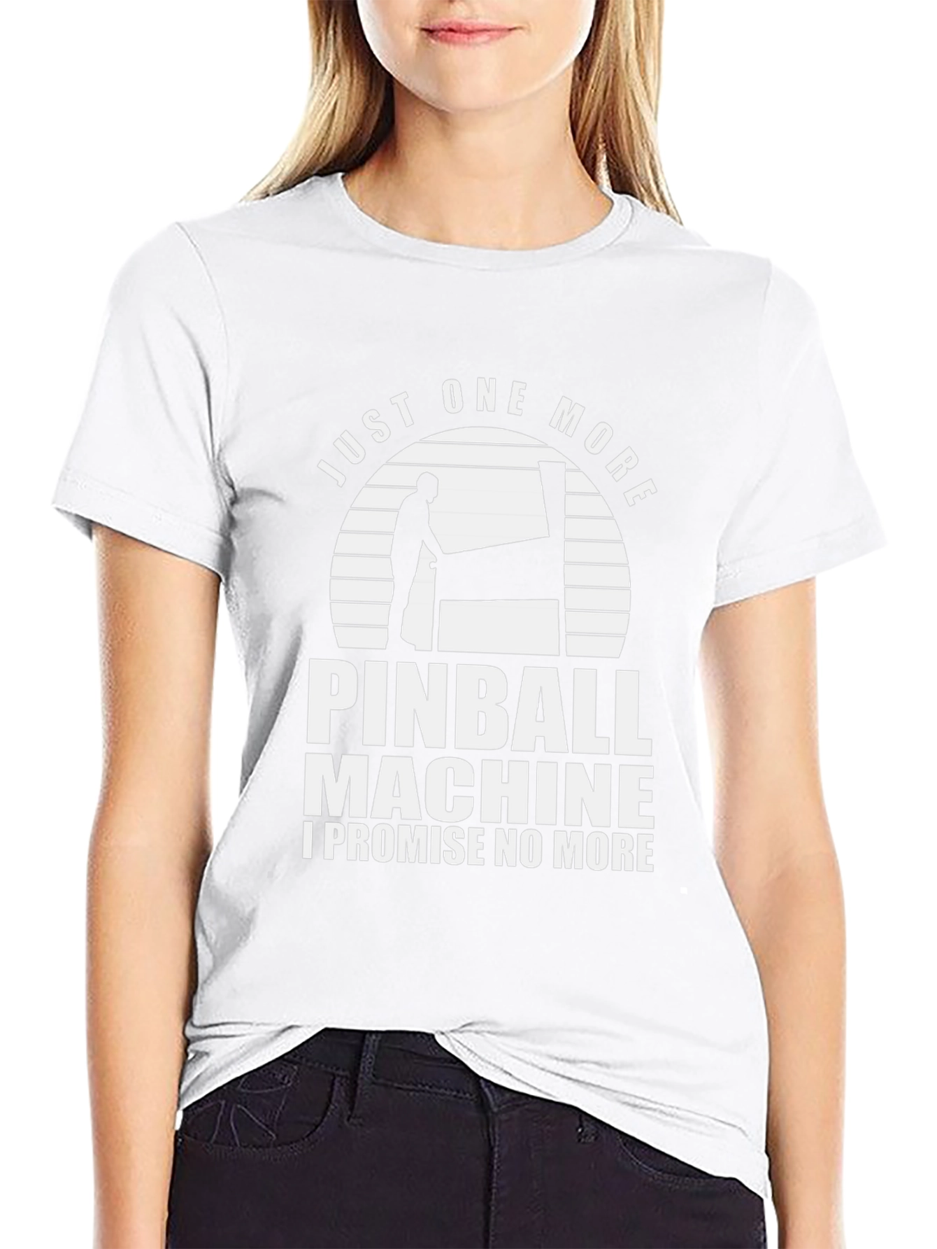Camiseta Negra: Solo Una Partida Más de Pinball