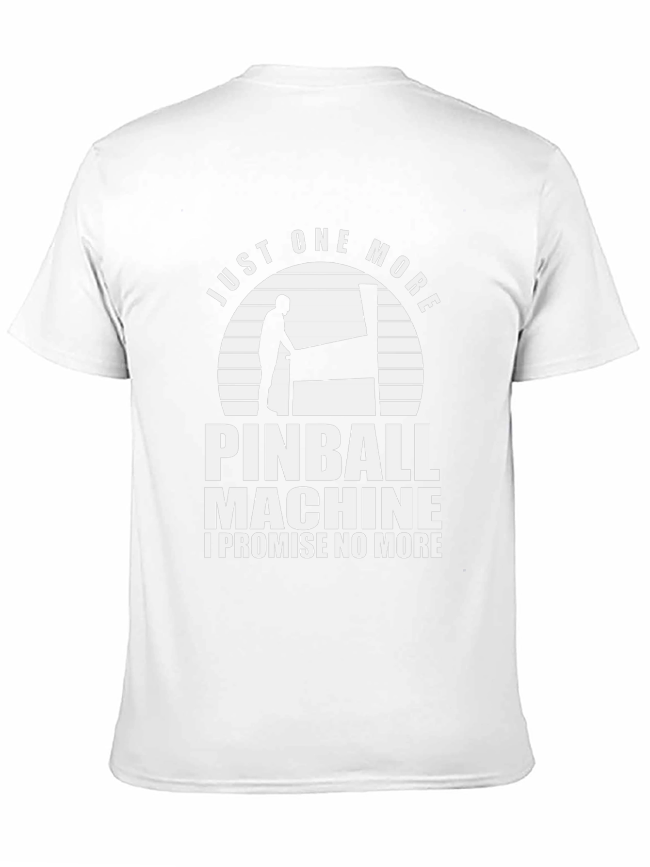 Camiseta Negra: Solo Una Partida Más de Pinball
