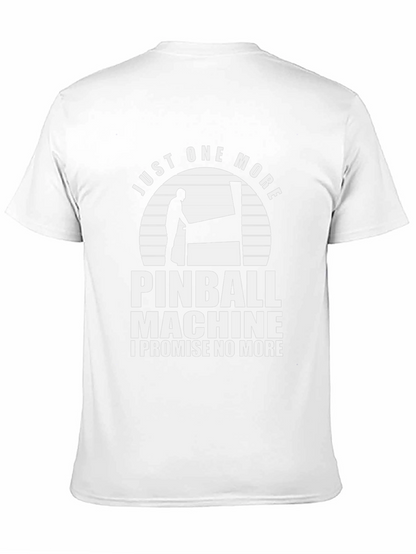 Camiseta Negra: Solo Una Partida Más de Pinball