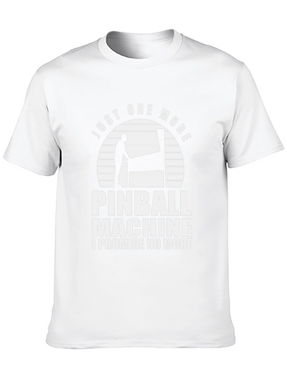 Camiseta Negra: Solo Una Partida Más de Pinball