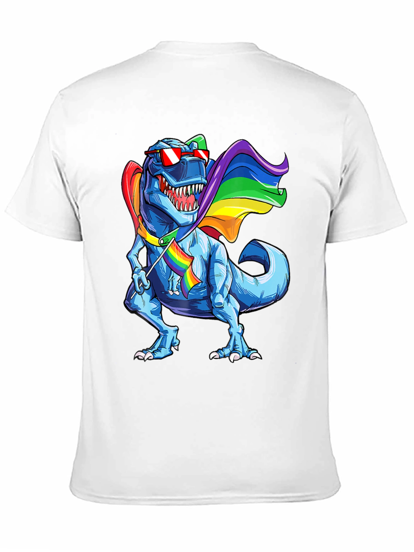 Camiseta Dinosaurio T-Rex Orgullo LGBT