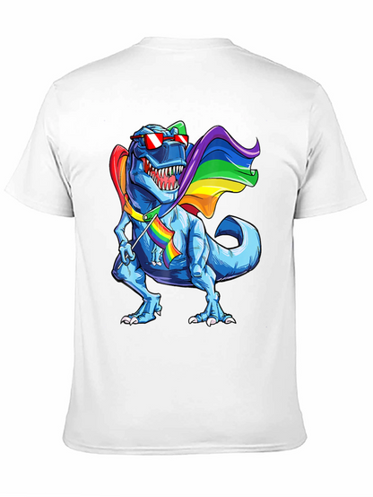 Camiseta Dinosaurio T-Rex Orgullo LGBT