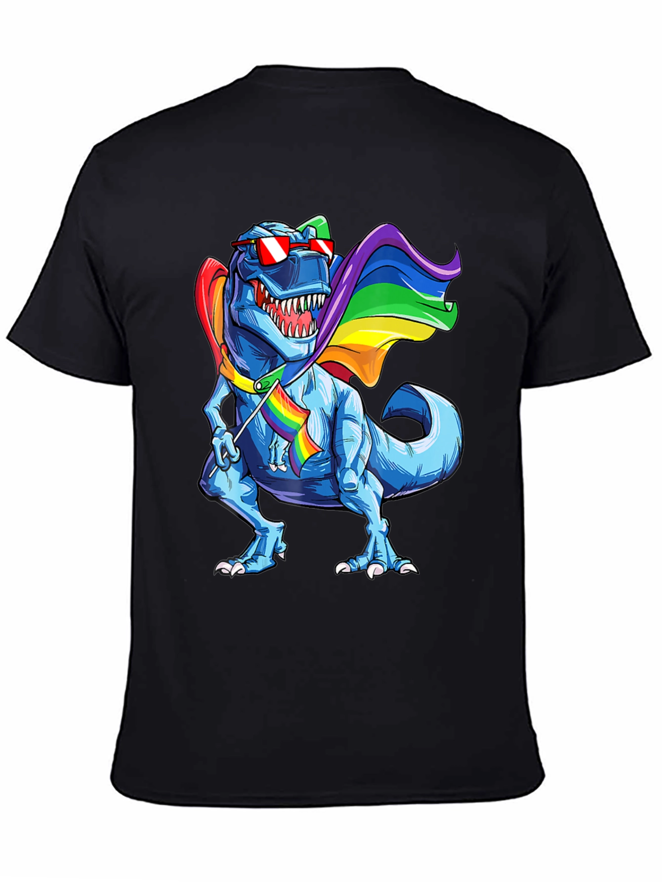 Camiseta Dinosaurio T-Rex Orgullo LGBT