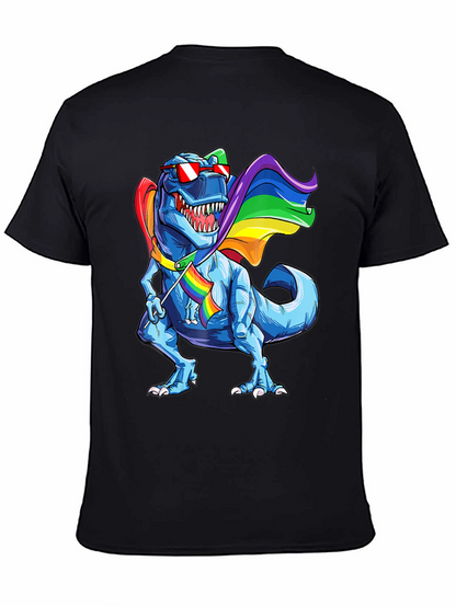Camiseta Dinosaurio T-Rex Orgullo LGBT