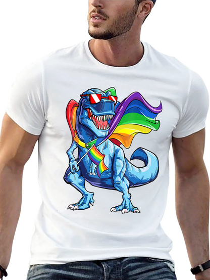 Camiseta Dinosaurio T-Rex Orgullo LGBT