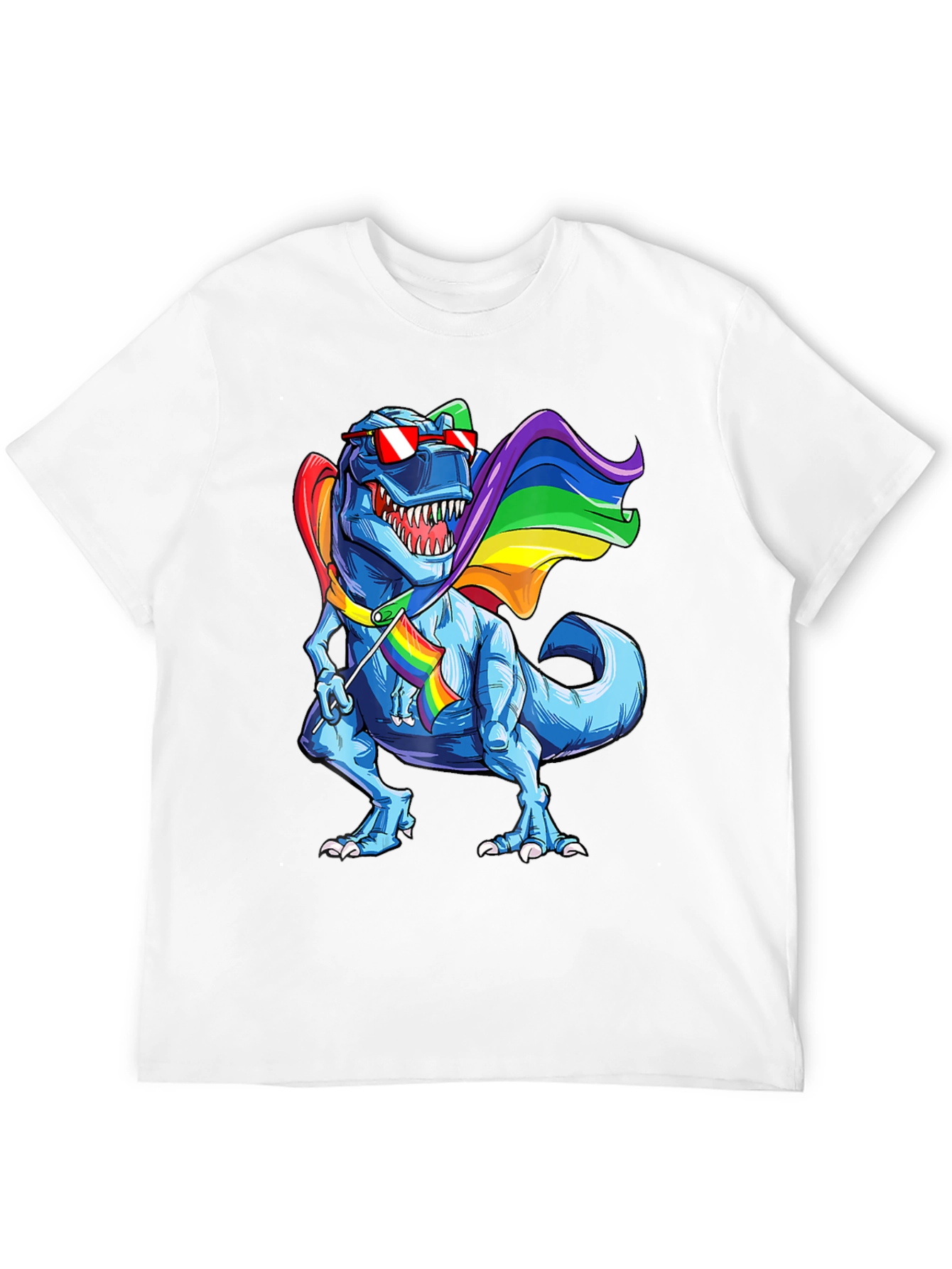 Camiseta Dinosaurio T-Rex Orgullo LGBT