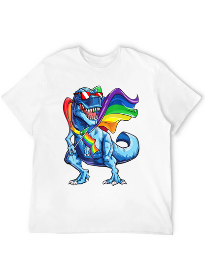 Camiseta Dinosaurio T-Rex Orgullo LGBT