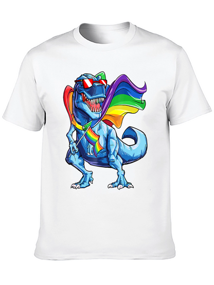 Camiseta Dinosaurio T-Rex Orgullo LGBT