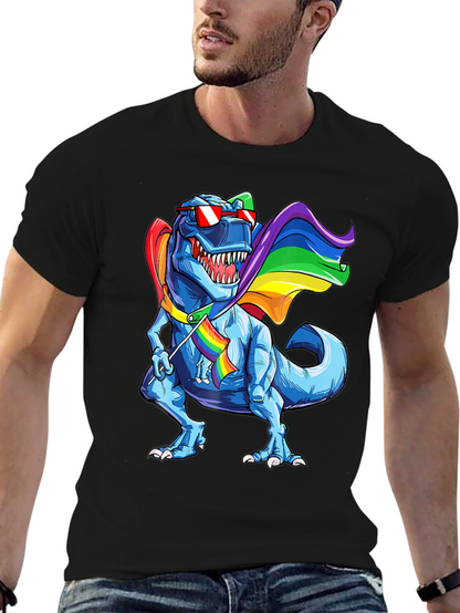 Camiseta Dinosaurio T-Rex Orgullo LGBT
