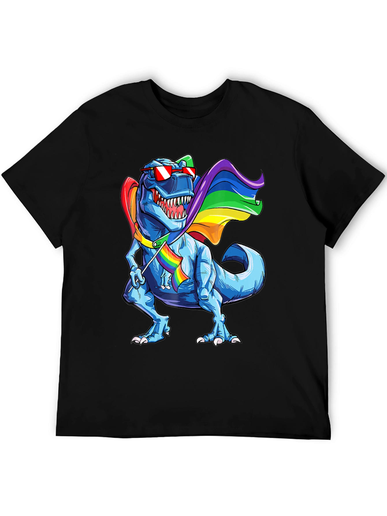Camiseta Dinosaurio T-Rex Orgullo LGBT