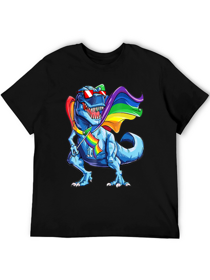 Camiseta Dinosaurio T-Rex Orgullo LGBT