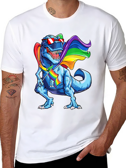 Camiseta Dinosaurio T-Rex Orgullo LGBT