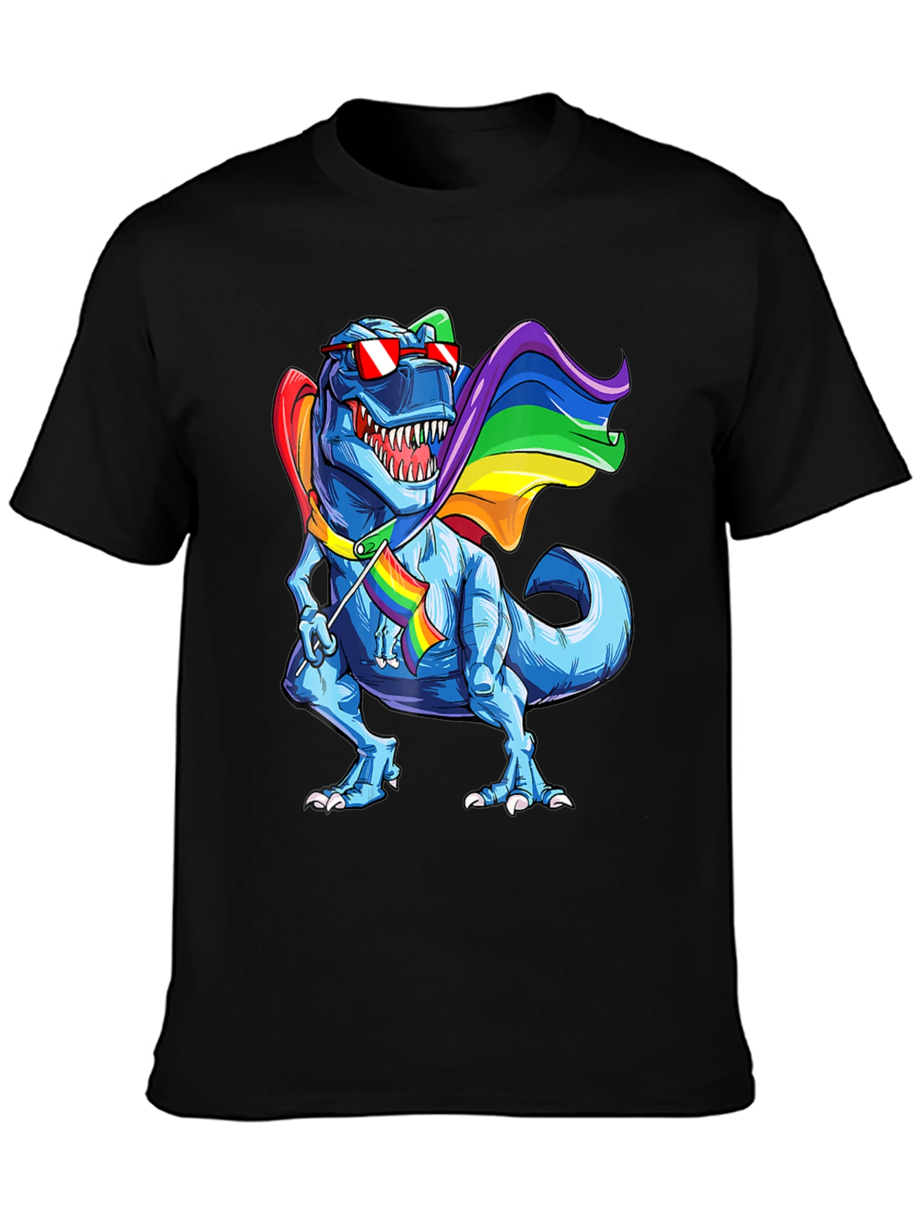 Camiseta Dinosaurio T-Rex Orgullo LGBT