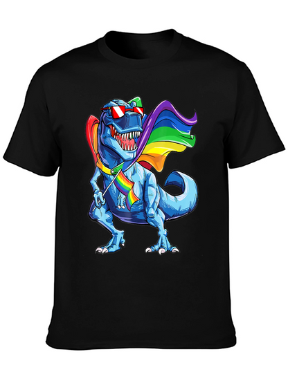 Camiseta Dinosaurio T-Rex Orgullo LGBT